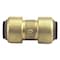 Apollo 3/8 in. (1/2 in. O.D.) Brass Push-To-Connect Coupling FSBC38 - alternate 2